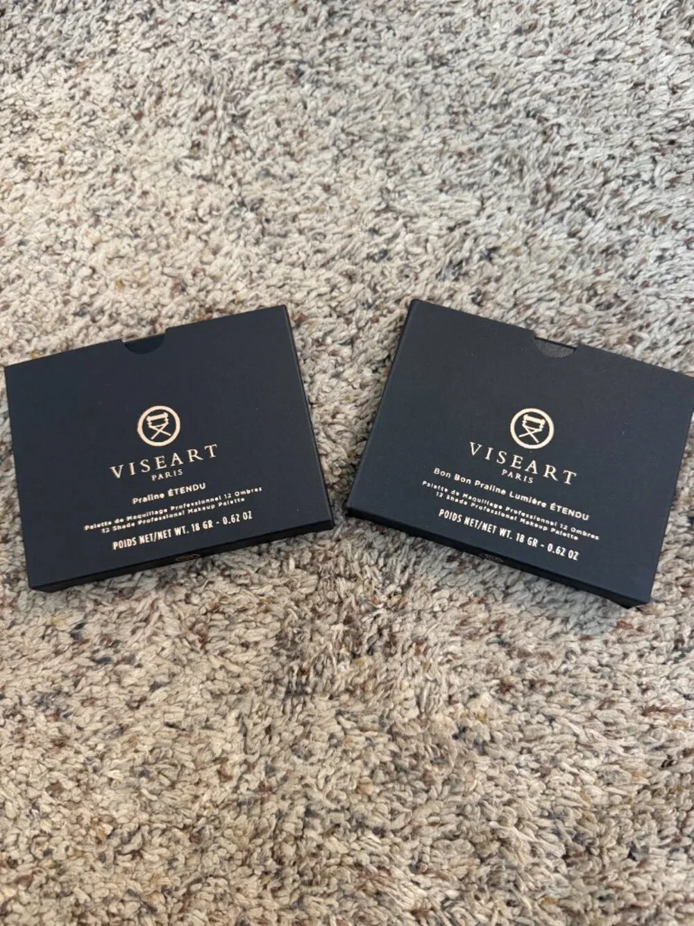 Viseart Praline and Bon Bon E’Tendu Eyeshadow Palettes - brand new in box